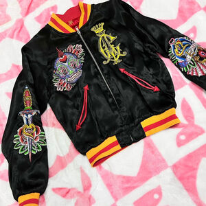 Vintage Ed Hardy Bomber Jacket